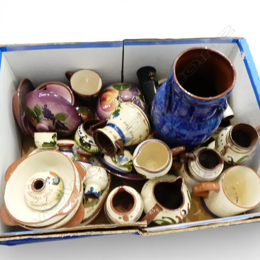 COLLECTION OF ASST ROYAL TORQUAY WARE, DARTMOUTH POTTERY, etc Image 1++