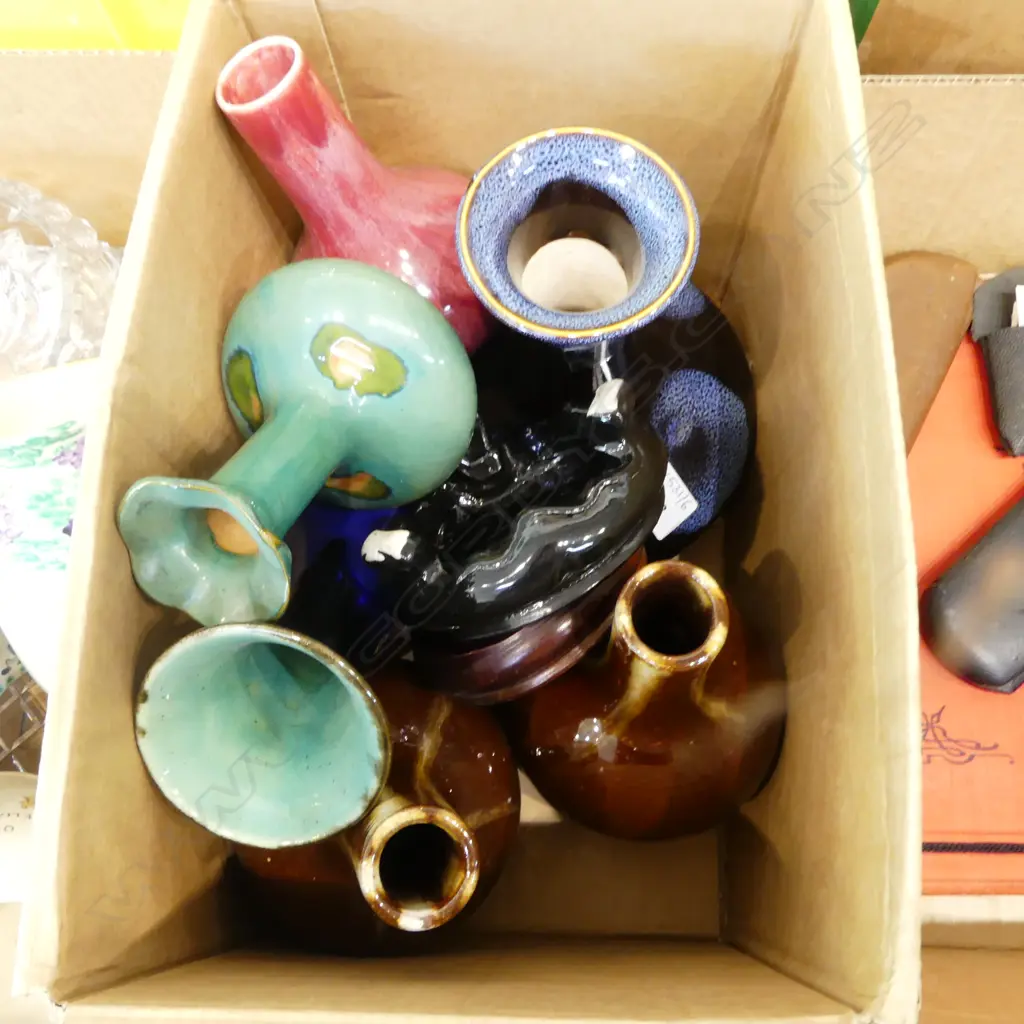 6 VASES; PR (RIM AF) + 2 BASES H.210mm Image 1++