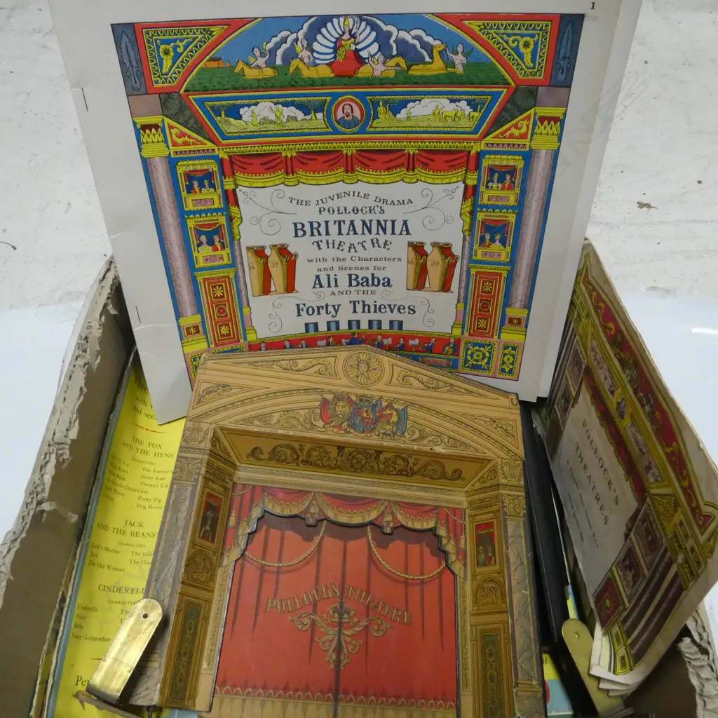 VINTAGE TOY THEATER GAME SETS ETC Image 1++