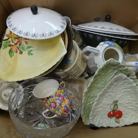 ASST. CHINA & GLASS etc