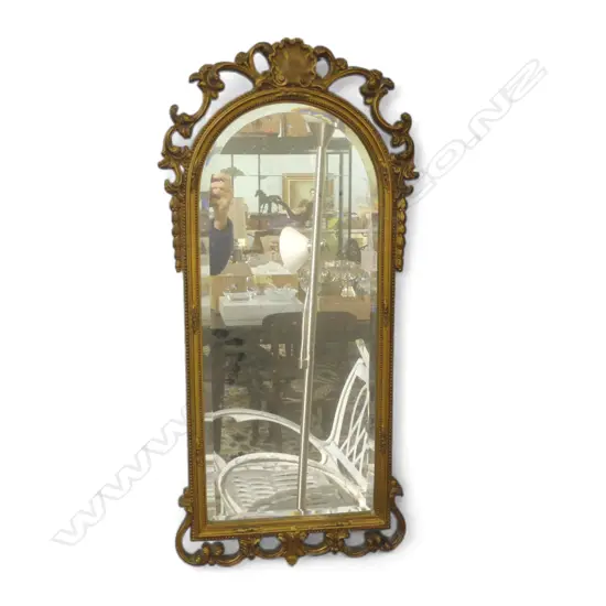 GILDED BEVEL EDGE MIRROR H.825mm