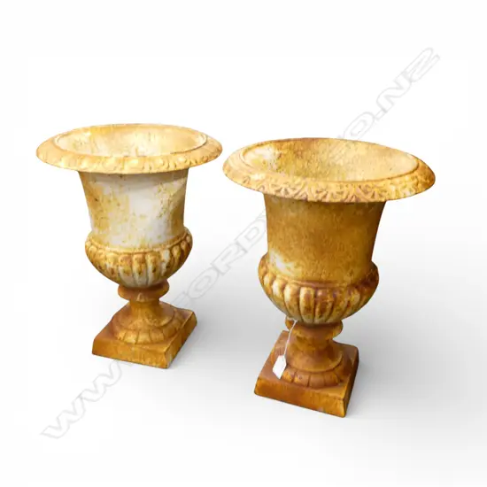 PR OF METAL URNS H.420mm