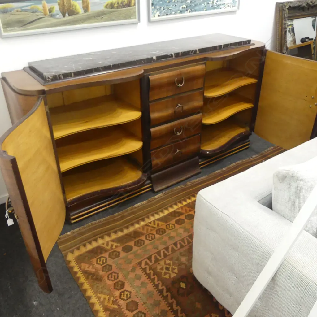 DECO SIDEBOARD 2200x590x1060mm MARBLE TOP Image 1++