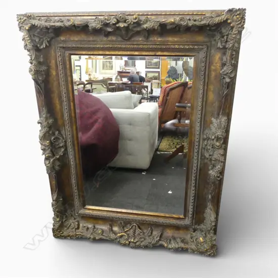 LG MODERN GILT FRAME MIRROR 1300x1000mm