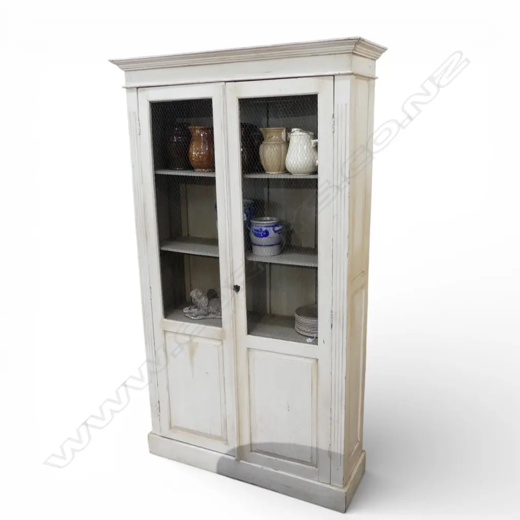 FRENCH STYLE WHITE PAINTED CABINET 1160x360x2115mm Image 1++
