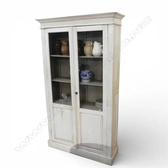 FRENCH STYLE WHITE PAINTED CABINET 1160x360x2115mm