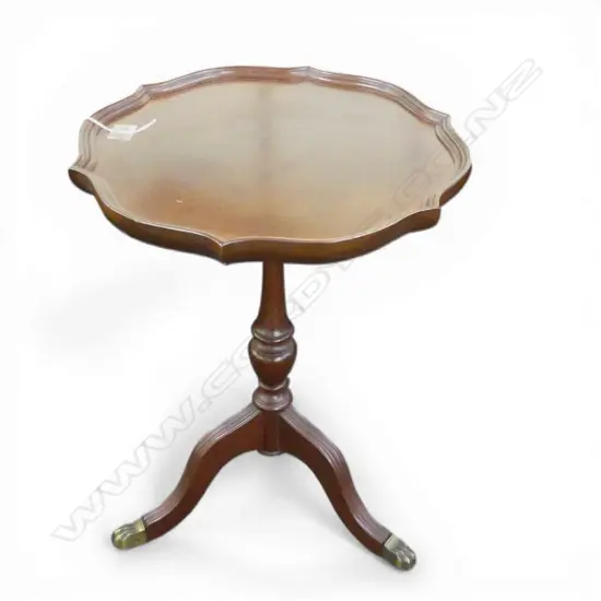 MAHOGANY WINE TABLE H.530mm, 420mm dia