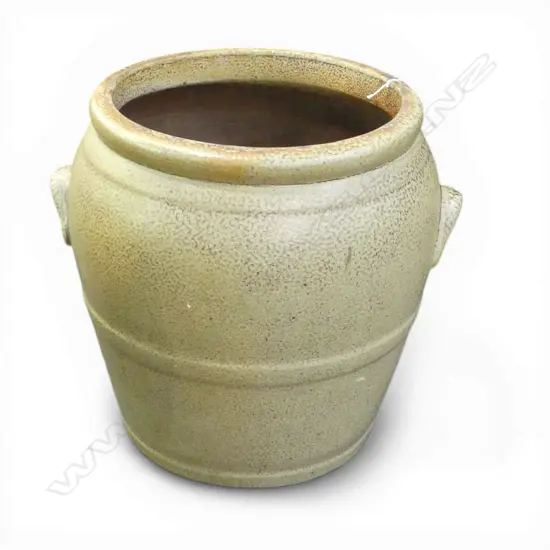 SALT GLAZE CROCK, NZ BRICK NEW LYNN H.350mm