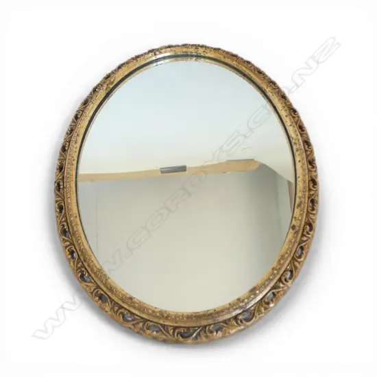 GILT FRAMED MIRROR 390x290mm