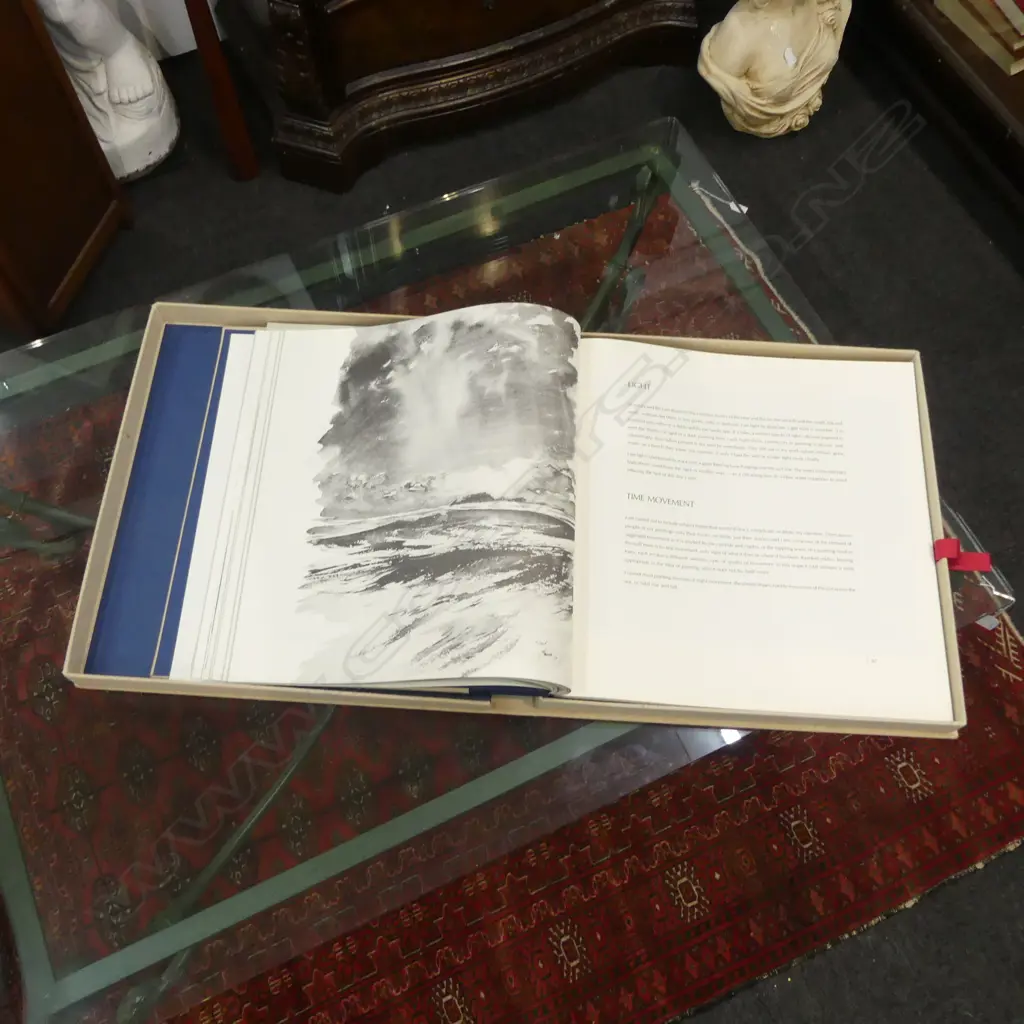 LG CASED ART BOOK; DAVID BARKER: THE MAN AND HIS ART, BATEMAN 78/475 530x505mm Image 1++