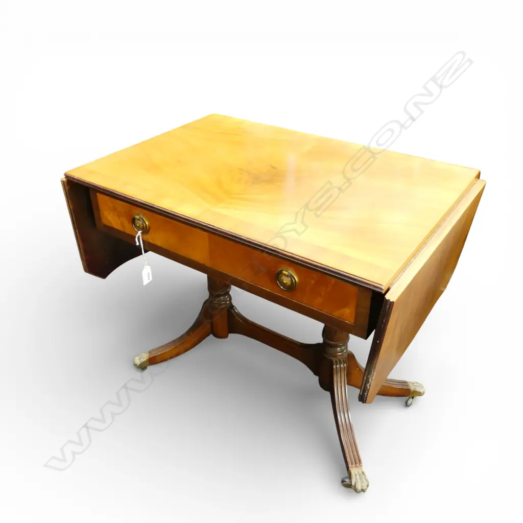 REGENCY STYLE MAHOGANY SOFA TABLE W.1080mm Image 1++