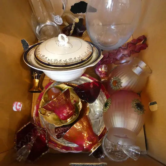 ASST. CHINA & GLASS WARE