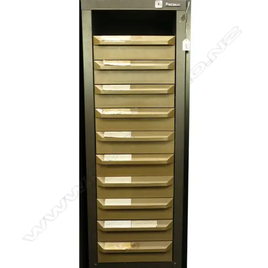 11 DRAWER FILING CABINET 335x380x1020mm - 1 DRAWER MISSING