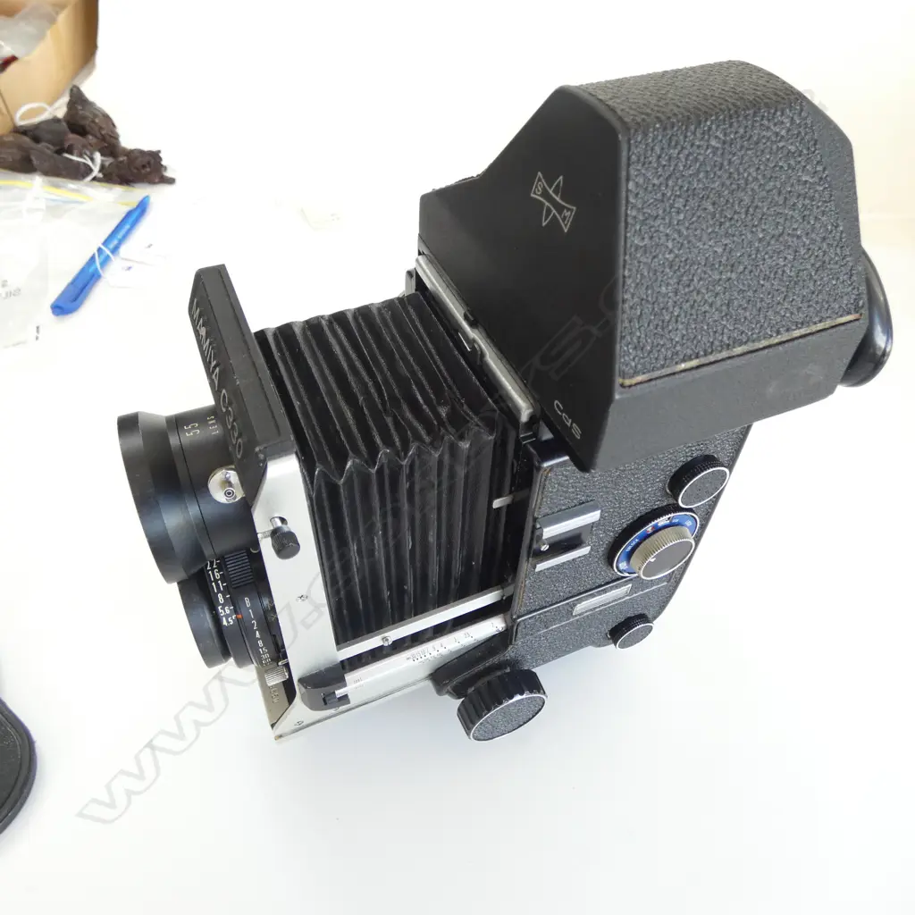 ASST. CAMERA GEAR INCL. MAMIYA C330 CAMERA, GRUPPO MANFROTTO TRIPOD, ETC Image 1++