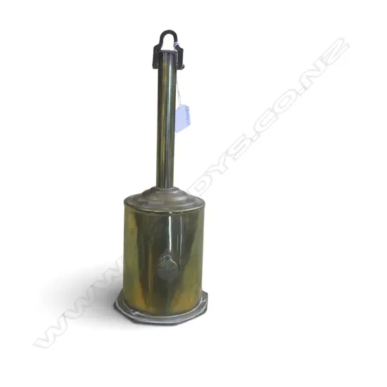 ANTQUE BRASS SALTERS FIRESIDE MEAT TURNER L330MM