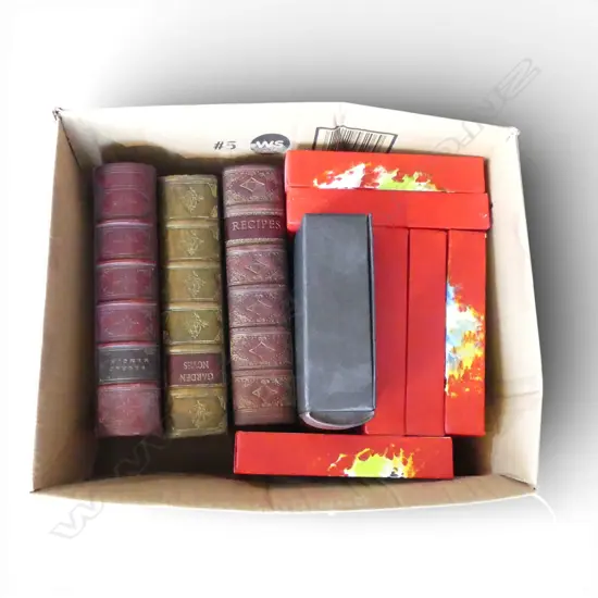 4 FAUX STORAGE BOOKS, 6 THOMAS THE TANK ENGINE ARTWORKS