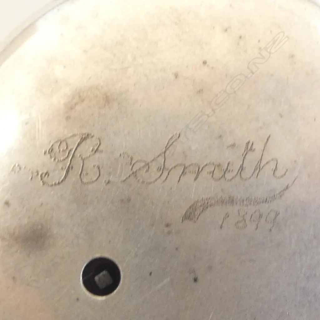 LGE London 1846 SILVER VERGE POCKET WATCH by J Pearson of Louth small restoration to dial edge Image 1++