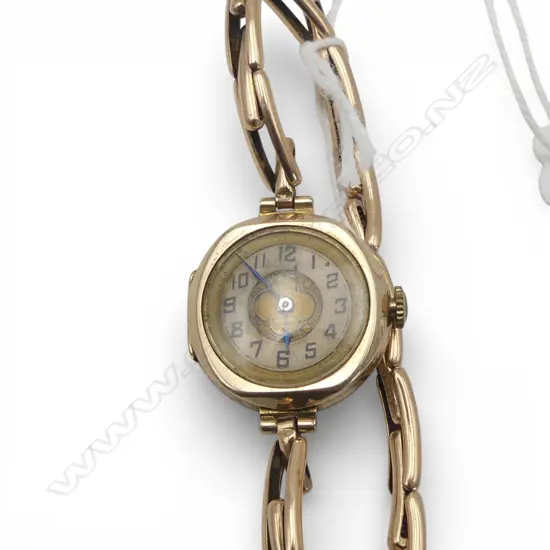 9CT ROSE GOLD LADIES WRIST WATCH 13.27gms.  Valuation