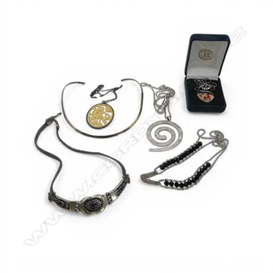 ASSTD SILVER AND OTHER NECKLACES