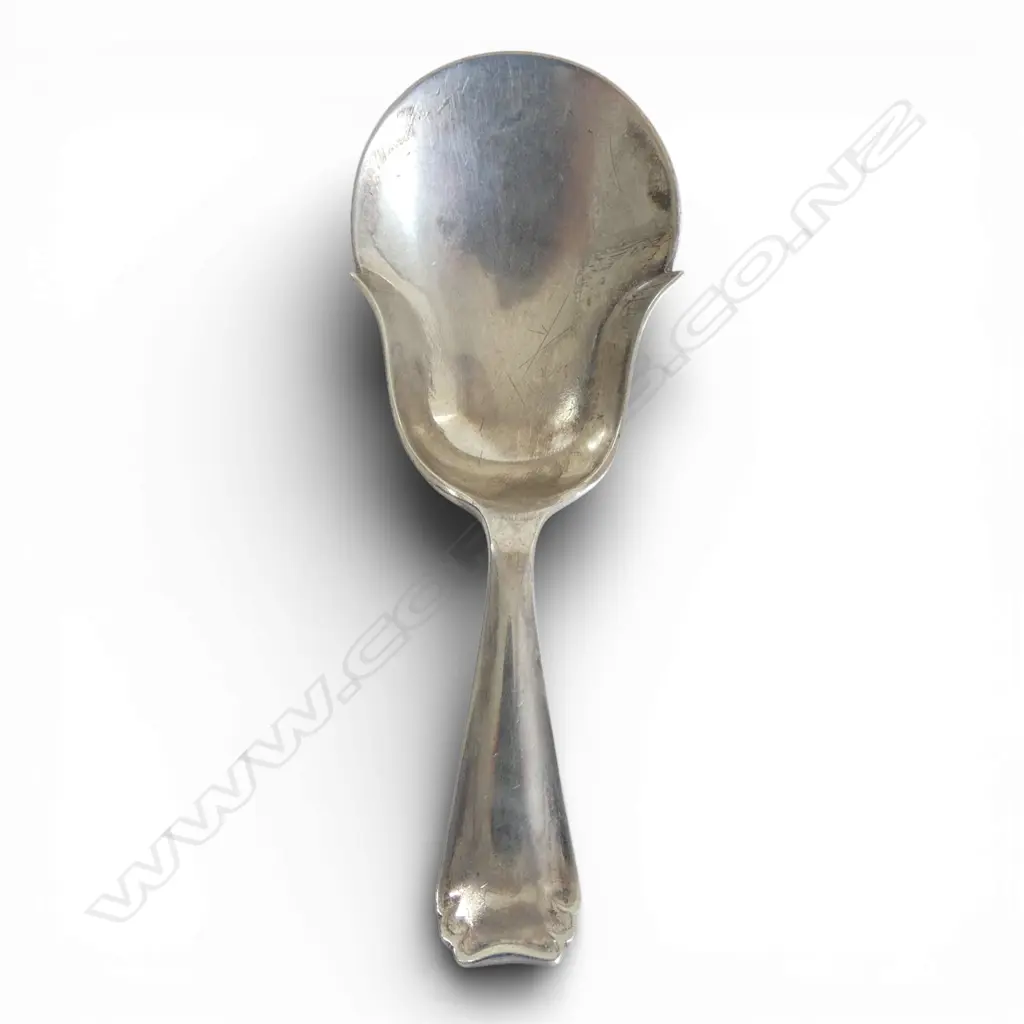 STG SILVER TEA CADDY SPOON, ATKIN BROTHERS, SHEFFIELD 1904, 14gms Image 1++