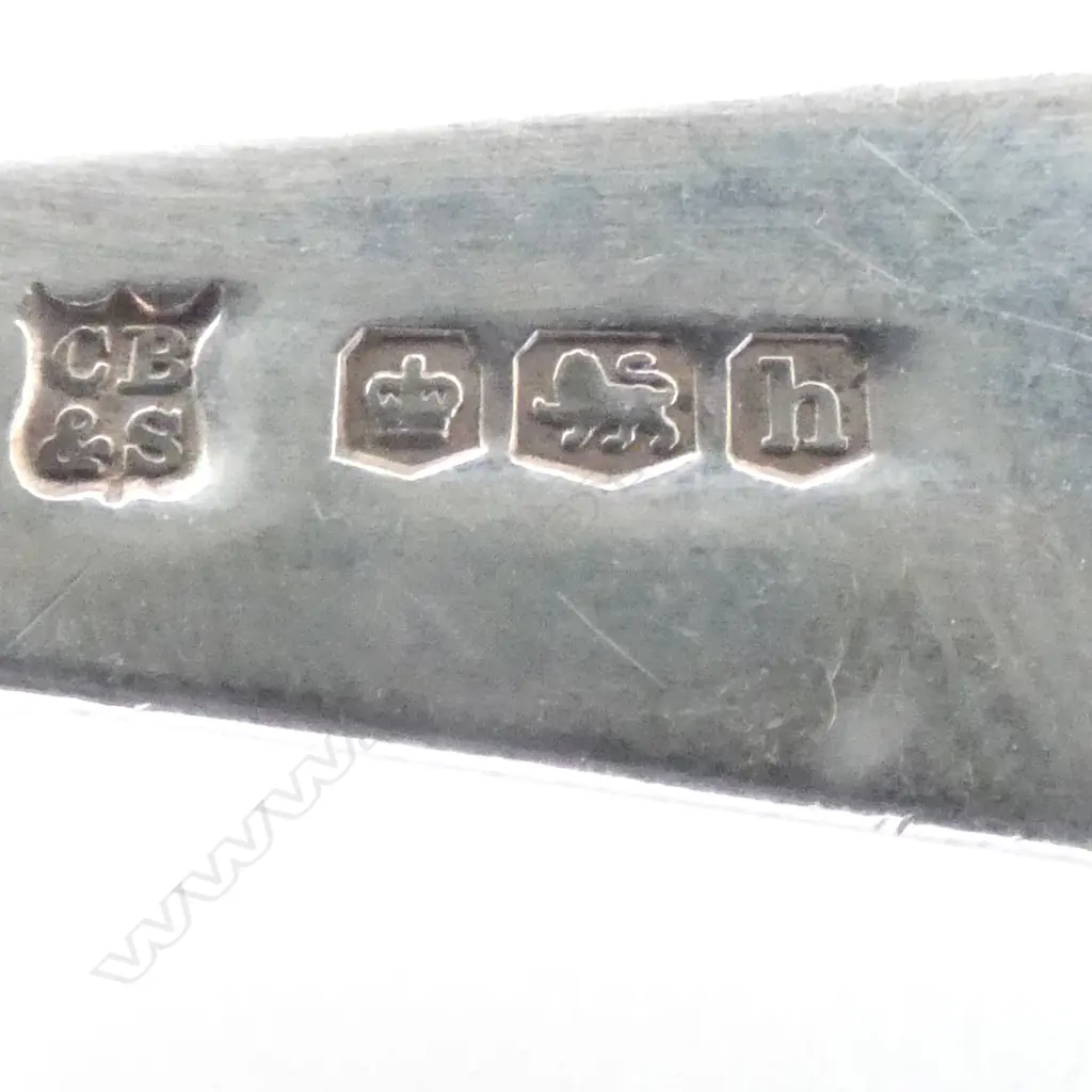 STG SILVER TEA CADDY SPOON, COOPER BROTHERS & SONS LTD, SHEFFIELD 1925, 11gms Image 1++