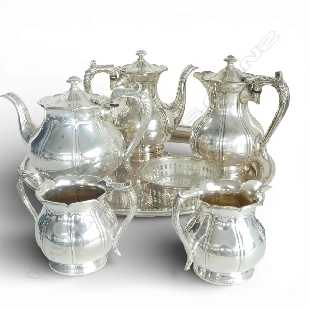 TRAY SHEFFIELD SILVER PLATE COFFEE, TEA, HOTWATER, M/S & WINE COASTER Image 1++