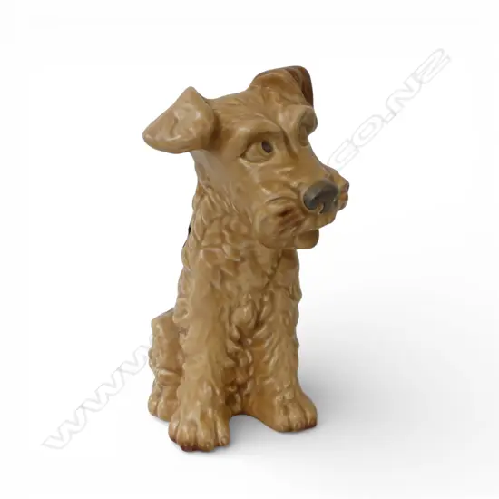 LARGE SYVAC BROWN DOG, NUMBER 1380, H. 320mm