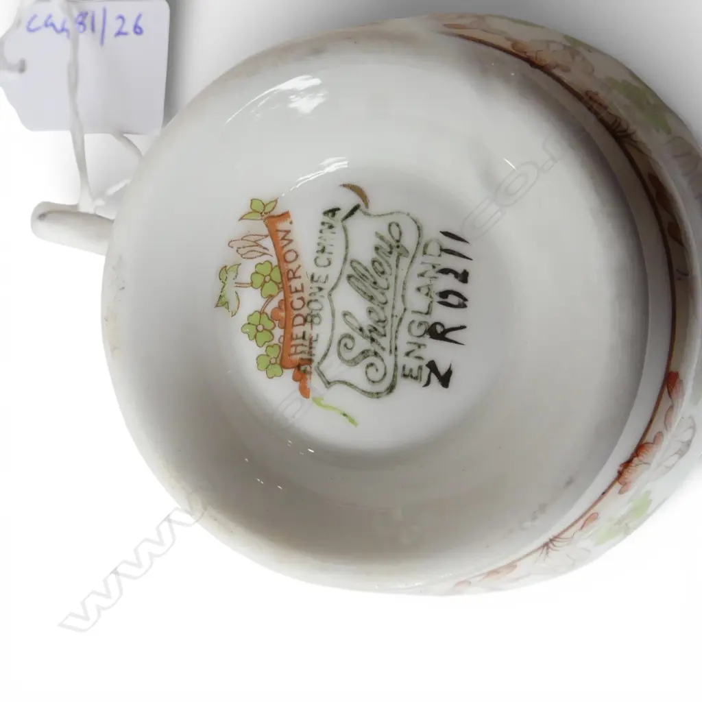 SHELLEY CHINA TEASET CAKE PLATE 6CSPS HEDGEROW PAT Image 1++