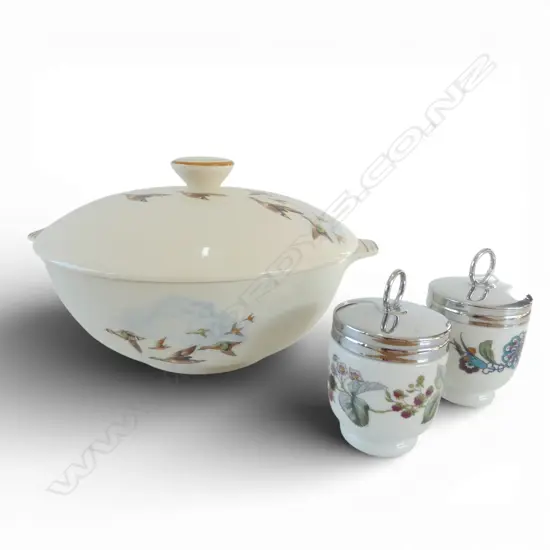 PR ROYAL WORCESTER EGG CODLERS Incl. PALMYRA + ALFRED MEAKIN TUREEN