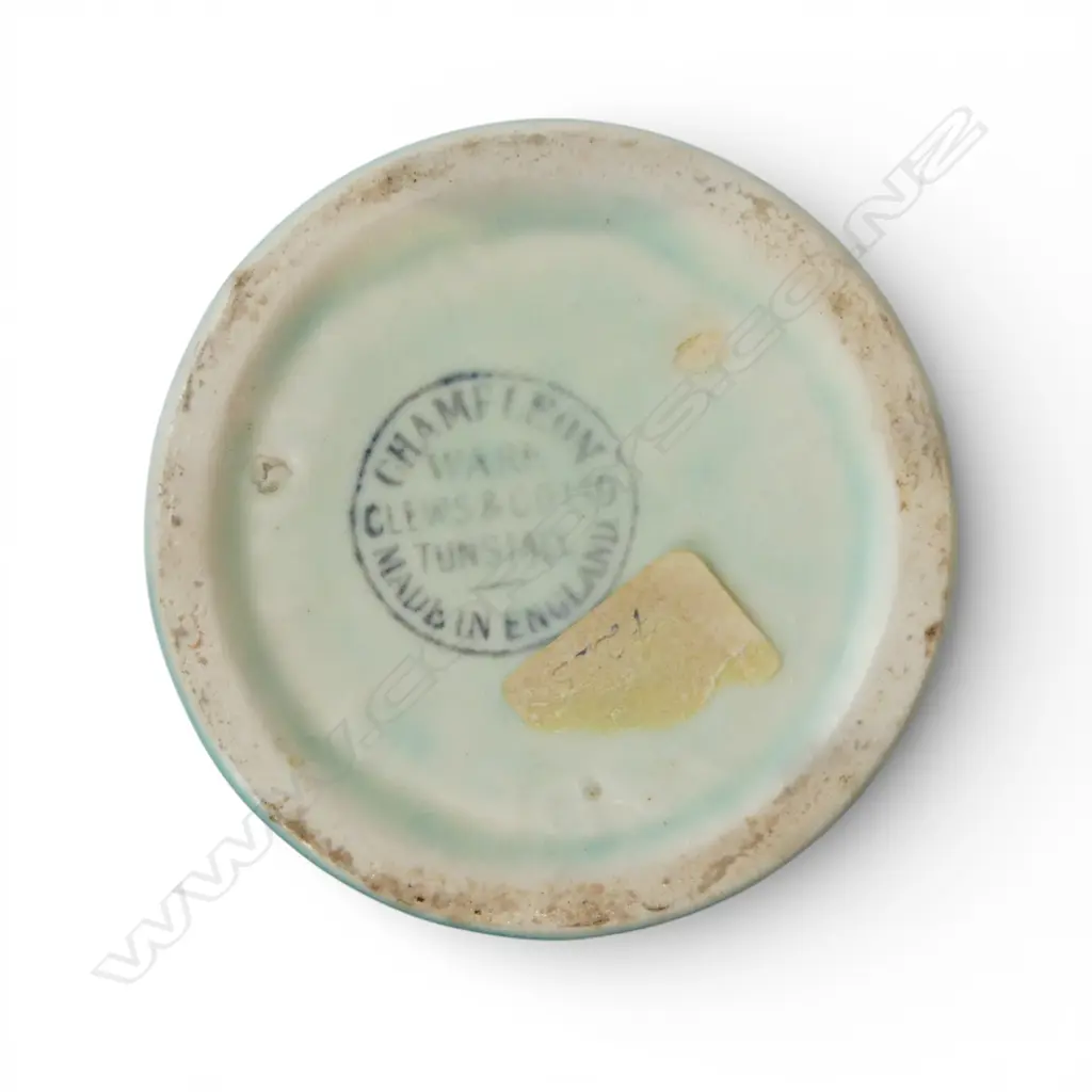 3 ENGLISH VASES; GEORGE CLEWSE TROUGH, DARTMOUTH, TUNSTALL CHAMELEON H.190mm Image 1++