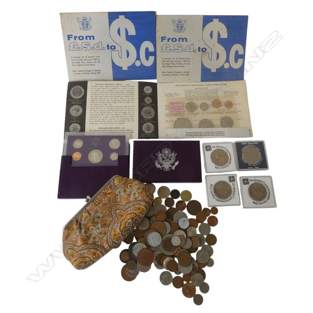 ASST. COINS, COMMEMORATIVE DOLLARS, PROOF SETS ETC Image 1++