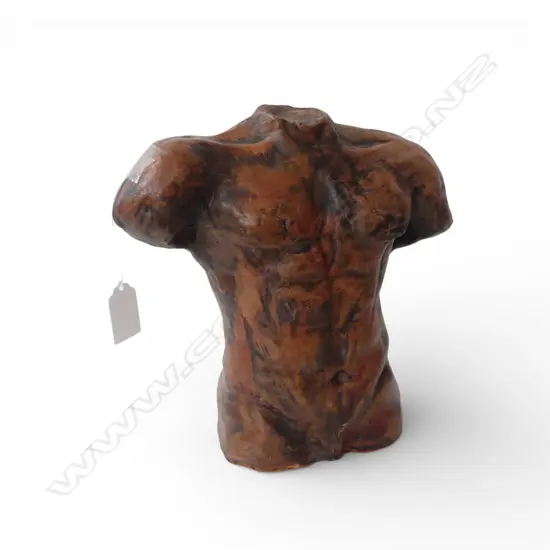 POTTERY MALE BUST H.230mm