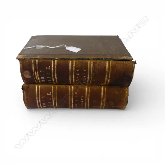 2 VOLS. HOLY BIBLE (1844)