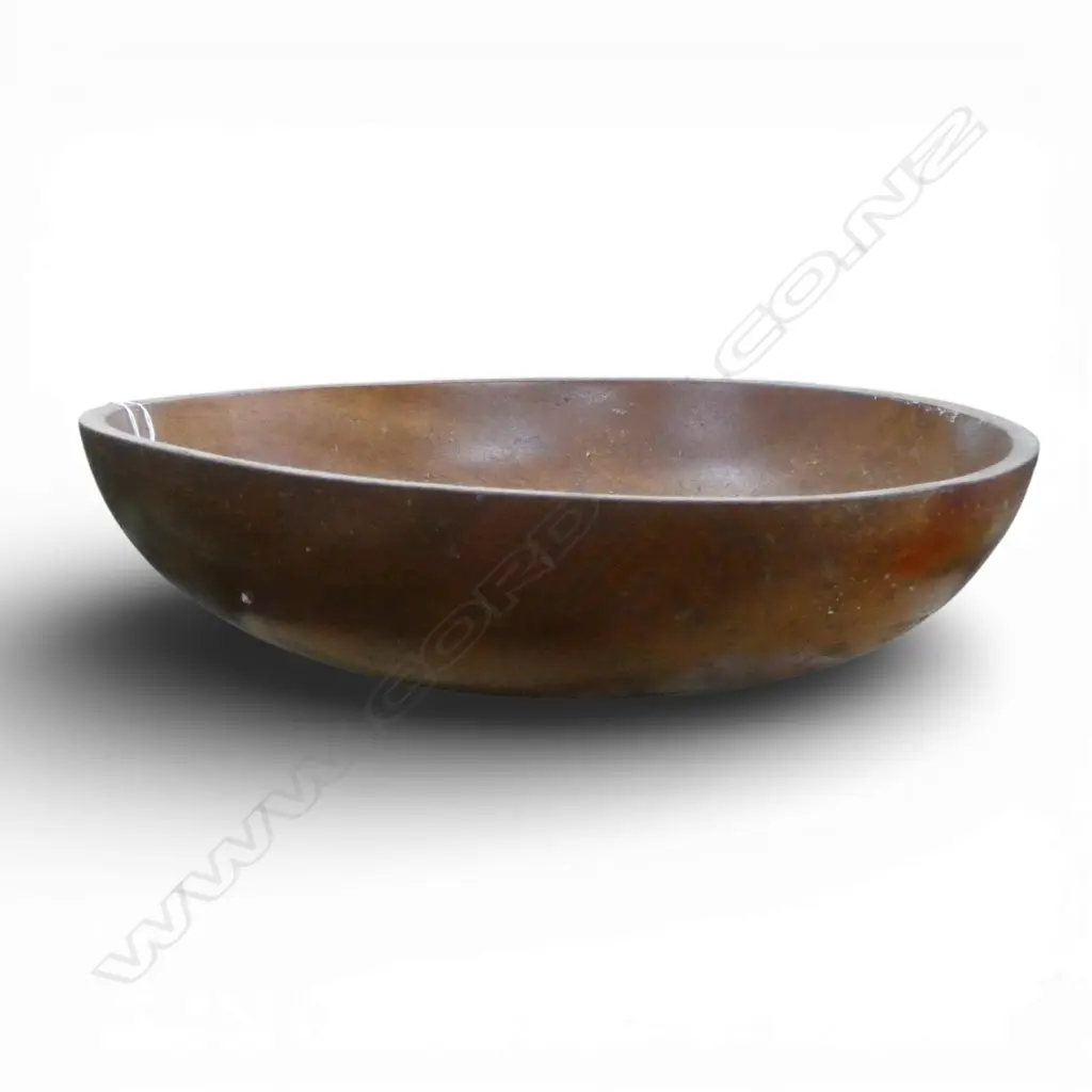 LARGE NZ POHUTAKAWA TURNED WOOD BOWL DIA470MM Image 1++
