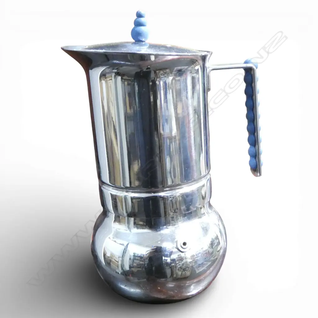 ITALIAN STOVETOP ESPRESSO COFFEE MAKER W. FITTINGS ‘ITALY INOX 18/10’, H.190MM Image 1++