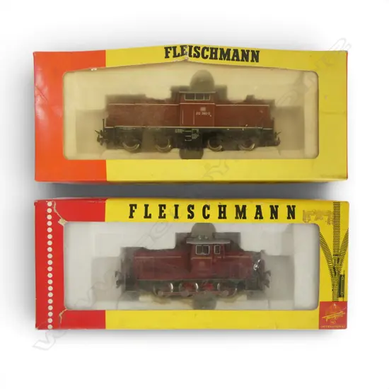 2 BOXED FLEISCHMANN HO DB ELECTRIC LOCOMOTIVES 1379 V 60 1199 & 4230 212 380-0