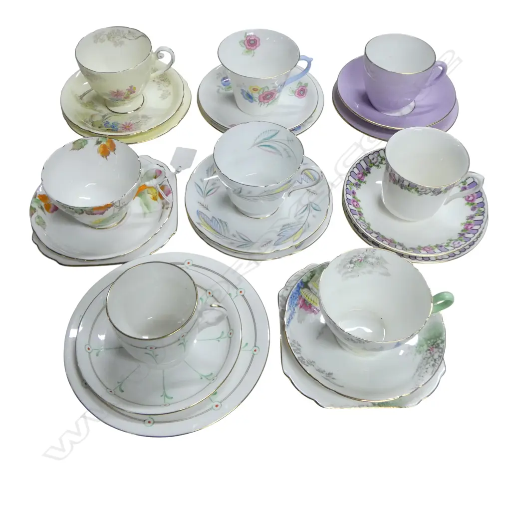 8 SELLEY CHINA CSPS MIXED PATS Image 1++