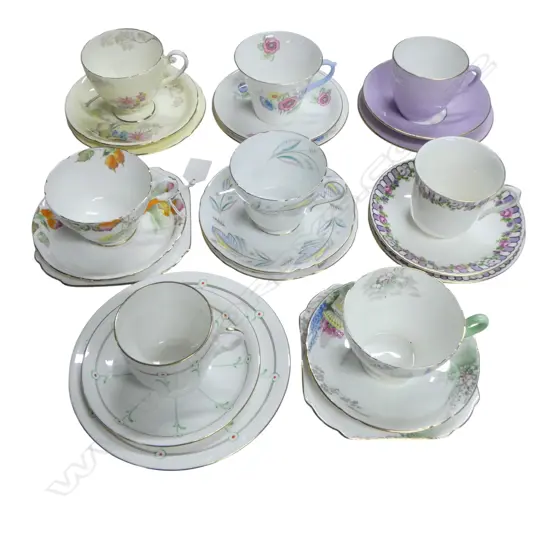 8 SELLEY CHINA CSPS MIXED PATS