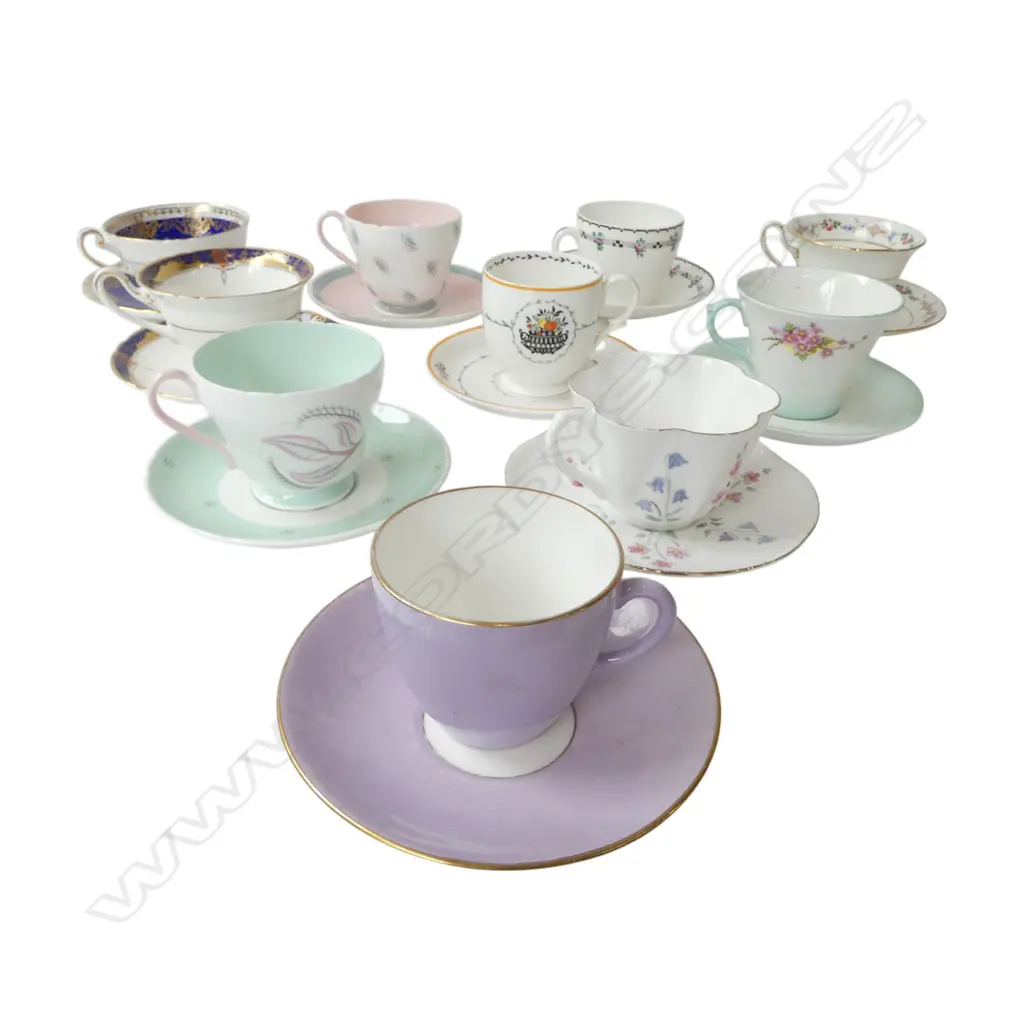 10 SHELLEY CHINA CSS MIXED PATS Image 1++