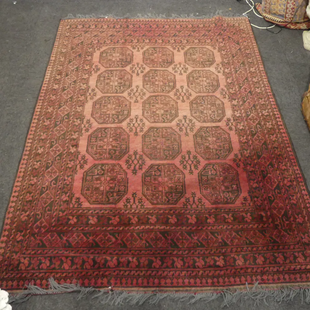 HAND KNOTTED WOOL PILE RUG Image 1++