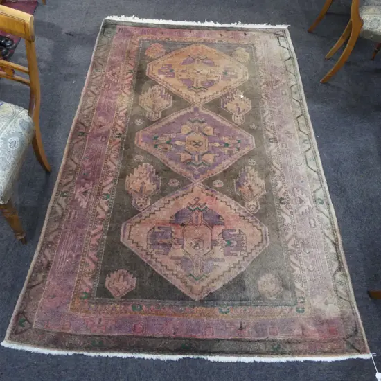 HAND KNOTTED WOOL PILE RUG 2250x1370mm