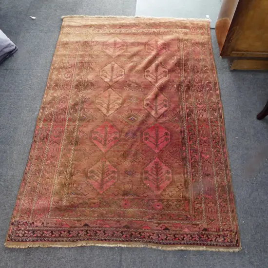 HAND KNOTTED ALL WOOL RUG 2150x1500mm