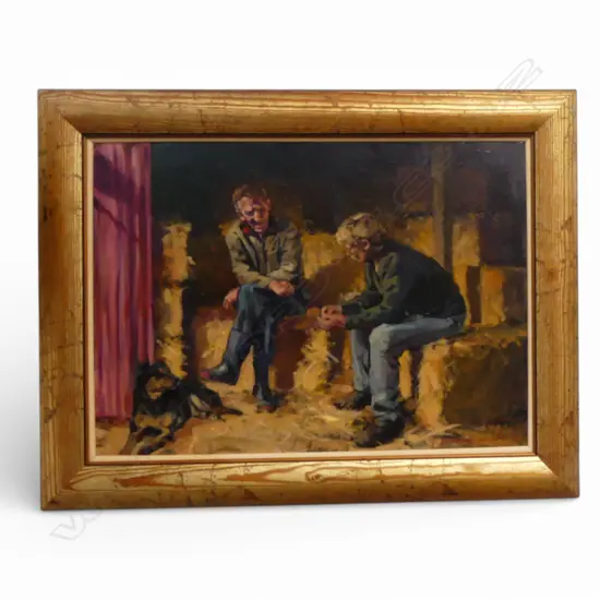 BARRY ROSS SMITH (b. 1964), THE APPRENTICE, DATED 1999, OIL ON BOARD, 445x625mm