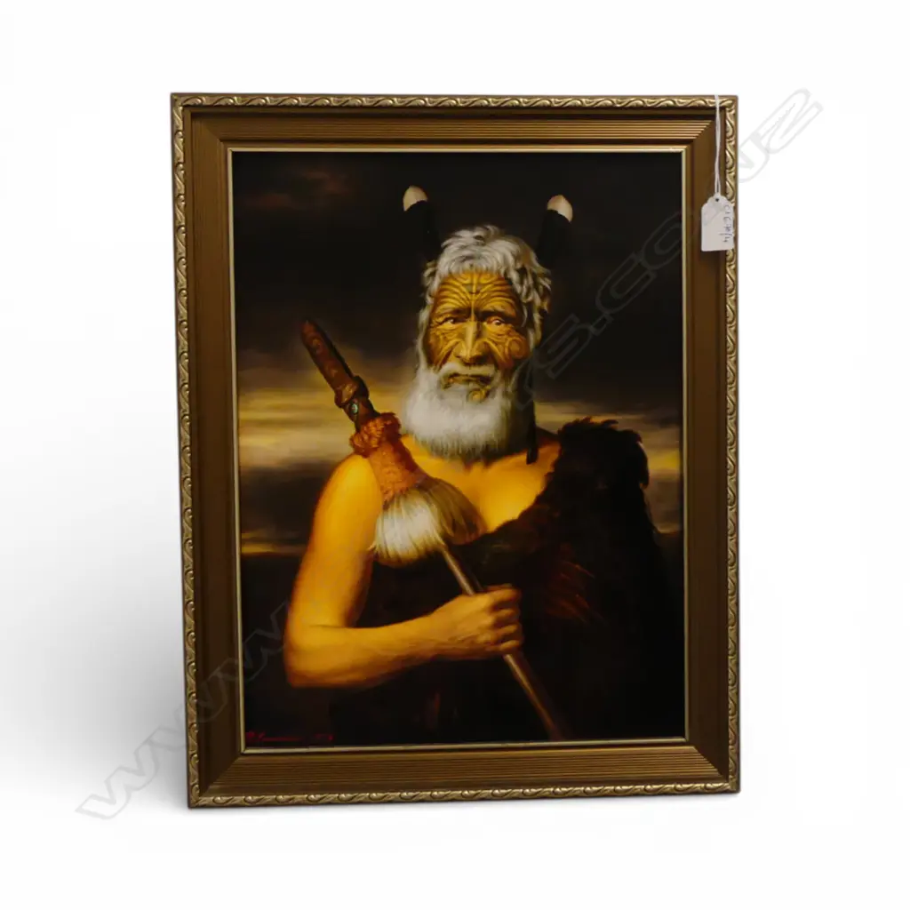 LINDAUER PORTRAIT PRINT; ERUERA MAIHI PATUONE 390x290mm Image 1++