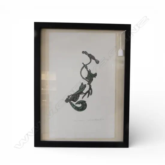 GRAPHITE ON PAPER, STEVEN...? SIGNATURE INDISTINCT, NEW ZEALAND & MATUA, 550x350mm