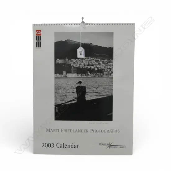 2003 CALENDAR by MARTI FRIEDLANDER PHOTOGRAPHS OF NEW ZEALAND