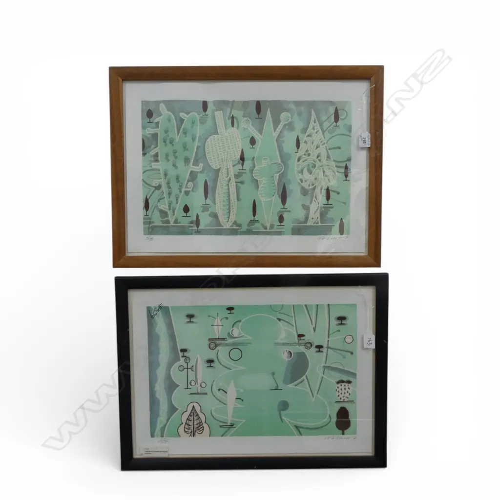 2 DENYS WATKINS  LTD ED. SCREENPRINTS H.300 x 460mm Image 1++