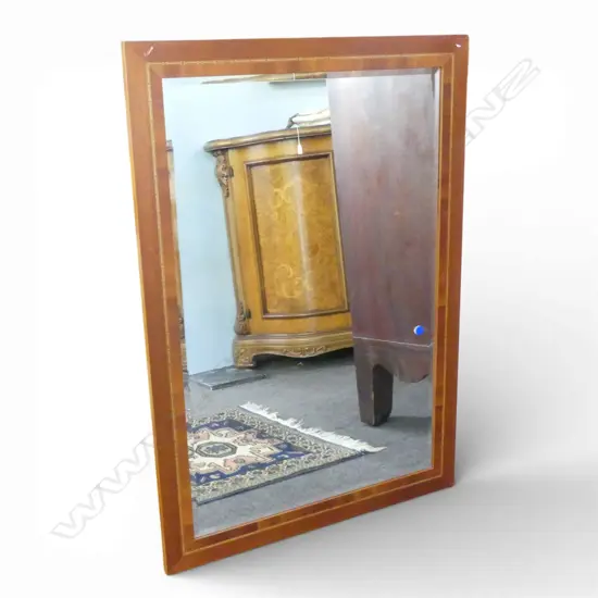 BEVEL EDGED MIRROR IN INLAID FRAME 1000x700mm