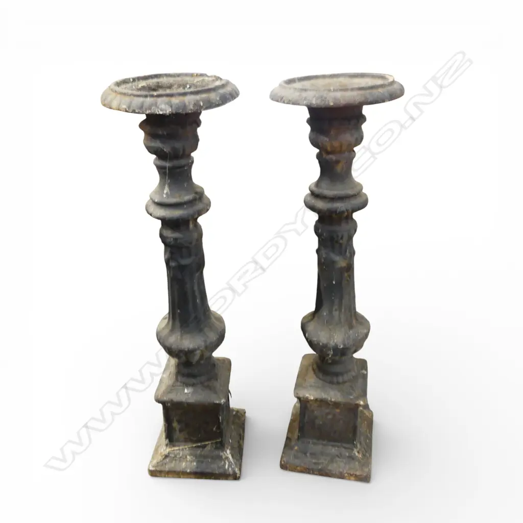 PR CAST IRON CANDLESTICKS H.350mm Image 1++