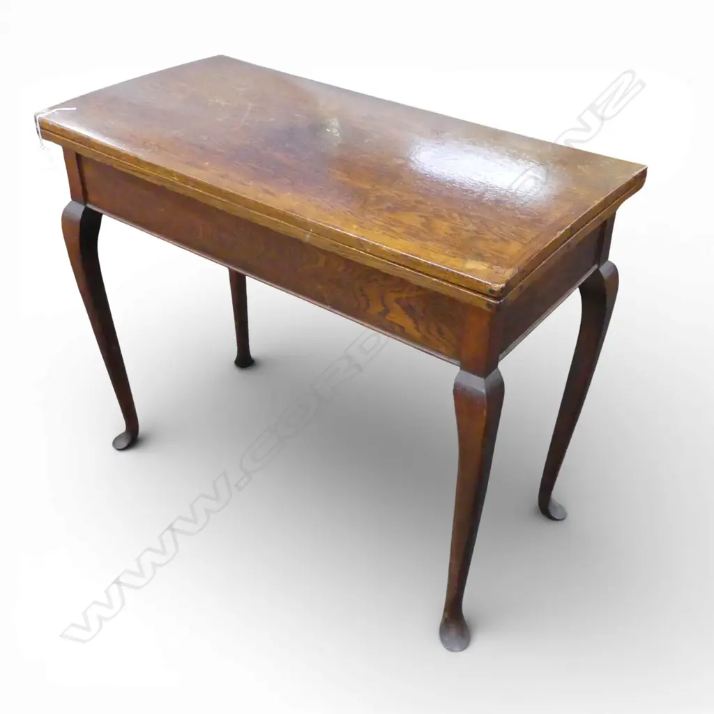 OAK CARD TABLE 865x430x715mm Image 1++